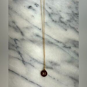 Kate Spade Initial Necklace “M”